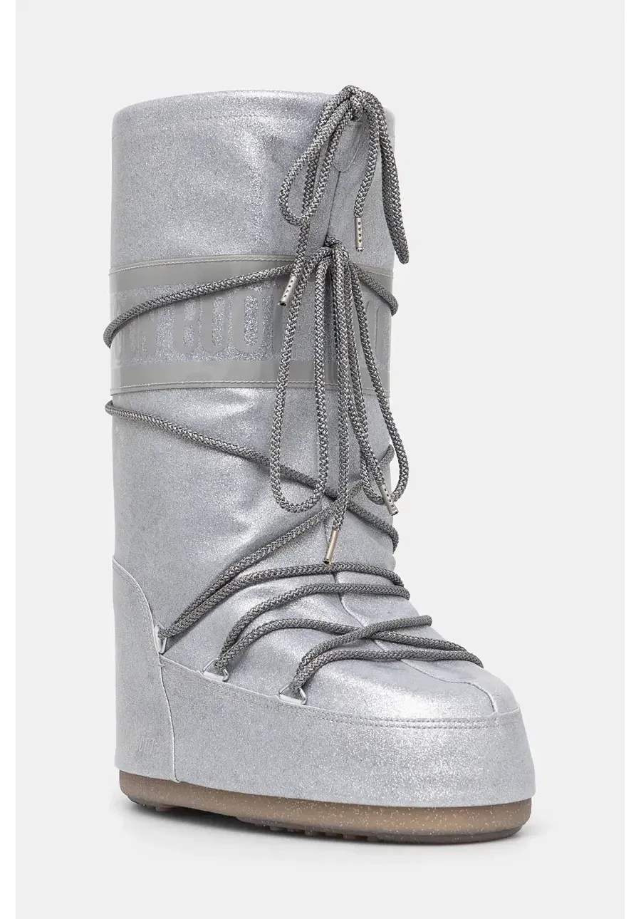 obrazek 1 Moon Boot śniegowce MB ICON GLITTER kolor srebrny 80D1402850 H001