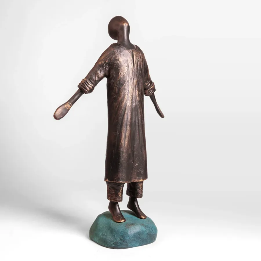 obrazek 3 Klasyczna rzeźba człowieka z mosiądzu