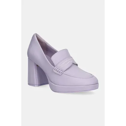 Zdjęcie Clarks Originals czółenka CUR Loafer 2 kolor fioletowy na słupku 26180953