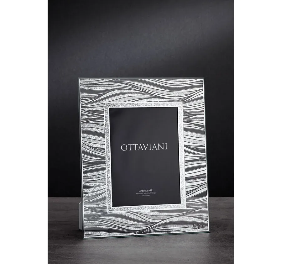 obrazek 2 Elegancka ramka na fotografie „Morze życia” w kolorze srebra