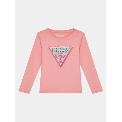 Zdjęcie Guess Bluzka K4RI30 K6YW1 Różowy Regular Fit