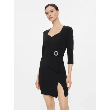 Zdjęcie Rinascimento Sukienka koktajlowa CFC0116131003 Czarny Slim Fit