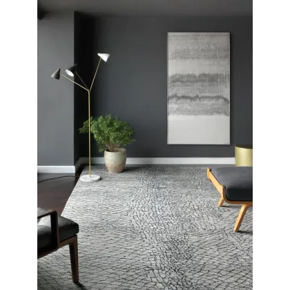 Picture Charming, bright-coloured carpet with an original pattern