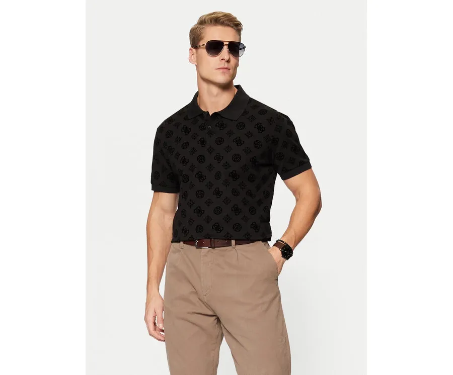 obrazek 1 Guess T-Shirt M5RP20 KCKN0 Czarny Regular Fit