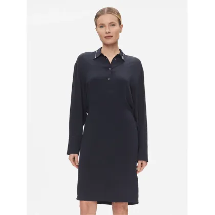 Zdjęcie Tommy Hilfiger Sukienka koszulowa Smd Detail Fluid Knee Dress WW0WW41009 Granatowy Regular Fit