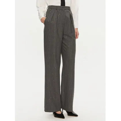 Zdjęcie Simona Corsellini Spodnie materiałowe A24CPPA014 Szary Wide Leg