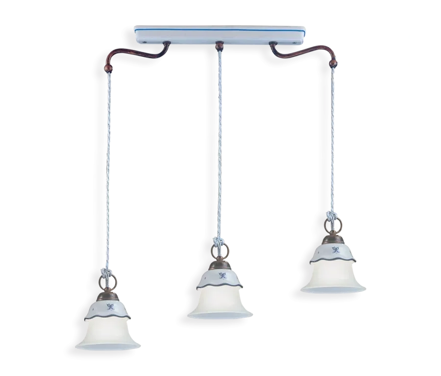 obrazek 1 Piękna włoska lampa wisząca w stylu klasycznym