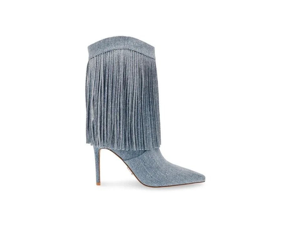 obrazek 1 Steve Madden Kowbojki Delray Bootie SM11002946-04004-48K Niebieski