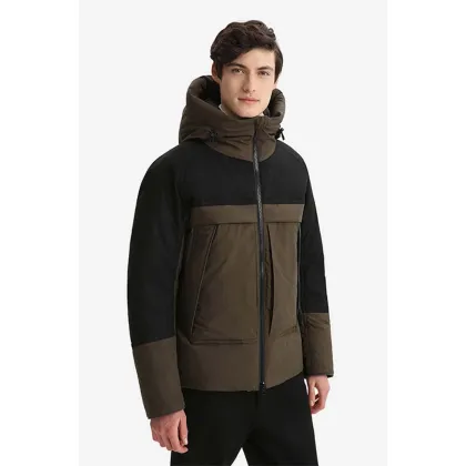 Zdjęcie Woolrich kurtka puchowa męska kolor zielony zimowa CFWOOU0525MRUT1723-614