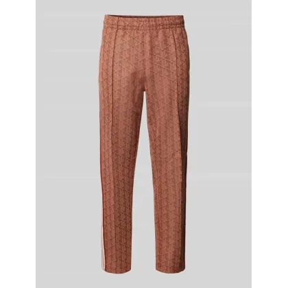 Zdjęcie Spodnie dresowe z prostą nogawką i lampasami