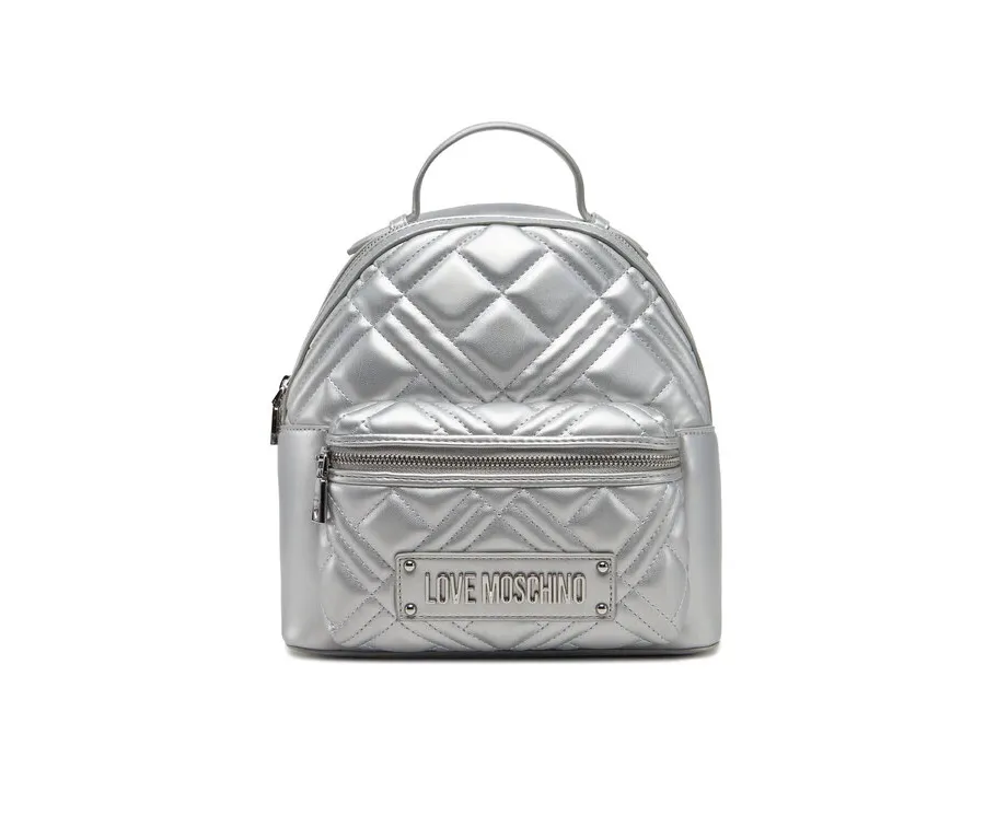 obrazek 1 LOVE MOSCHINO Plecak JC4148PP1MLA196B Srebrny