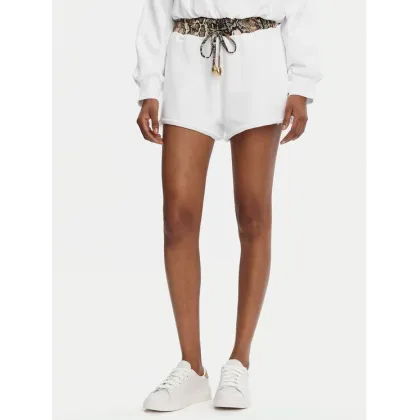 Zdjęcie Just Cavalli Szorty sportowe 78PADE01 Biały Regular Fit