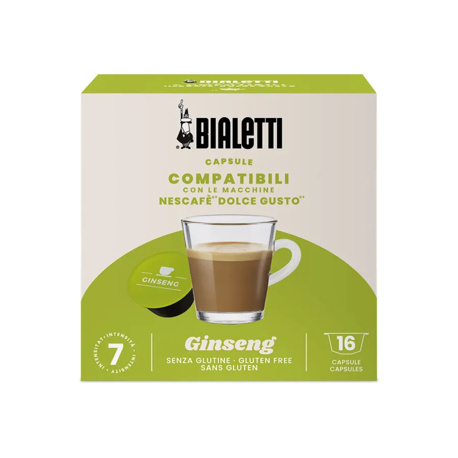 obrazek 1 Bialetti - kawa w kapsułkach Dolce Gusto Gingseng - 16 kapsułek BIALETTI