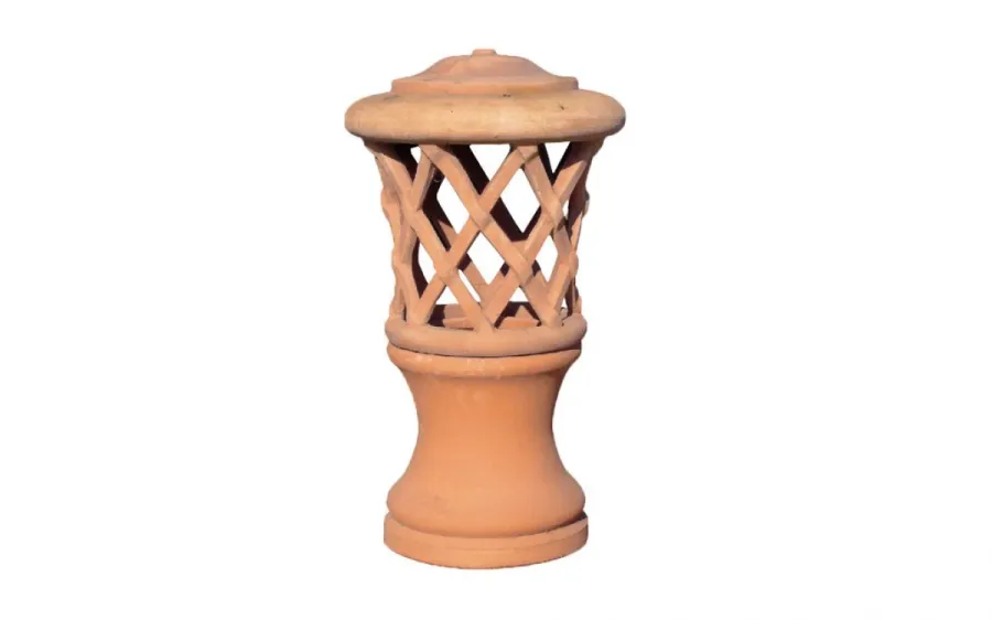 obrazek 1 Wyjątkowa włoska mała lampa do ogrodu 33 cm - Goti Terrecotte
