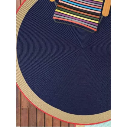 Picture Italian colorful Sesia carpet made of polypropylene for the terrace