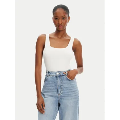 Zdjęcie Tommy Hilfiger Top WW0WW45444 Biały Slim Fit