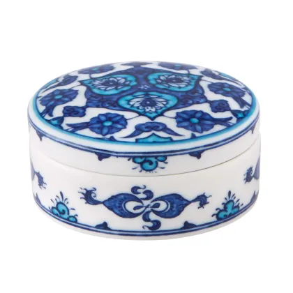 Picture Exclusive small round container with a motif from Ottoman Turkey - Vista Alegre