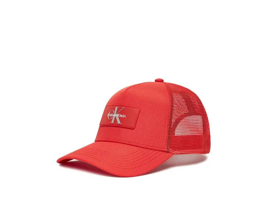obrazek 1 Calvin Klein Czapka z daszkiem Logo LV04D5025G Czerwony