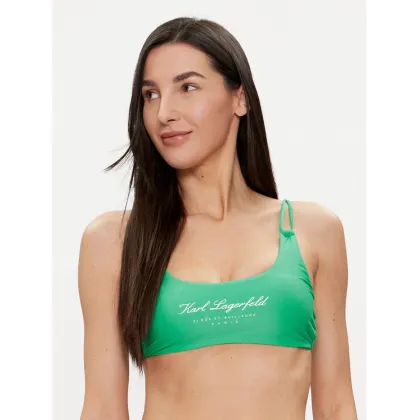 Zdjęcie KARL LAGERFELD Góra od bikini 241W2205 Zielony