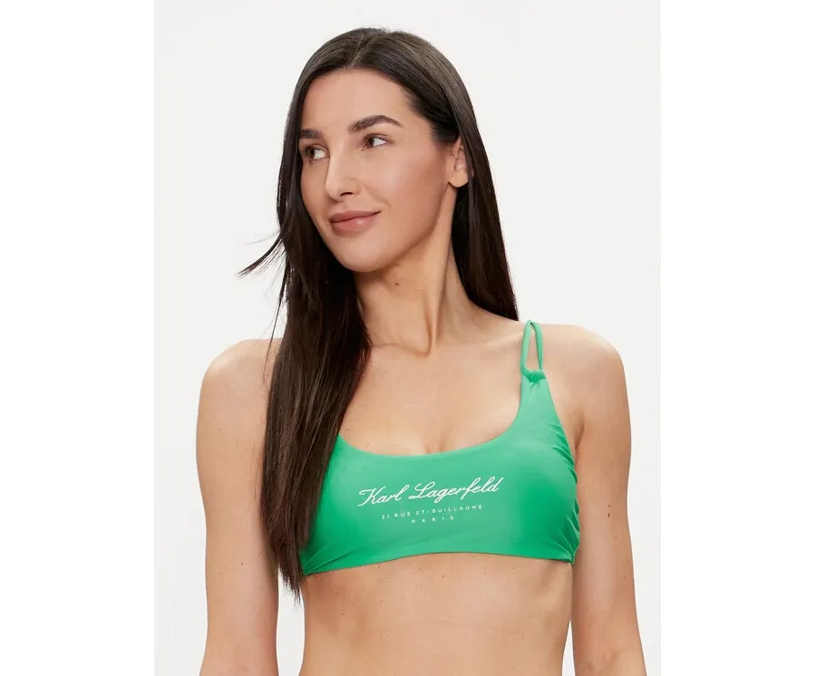 obrazek 1 KARL LAGERFELD Góra od bikini 241W2205 Zielony