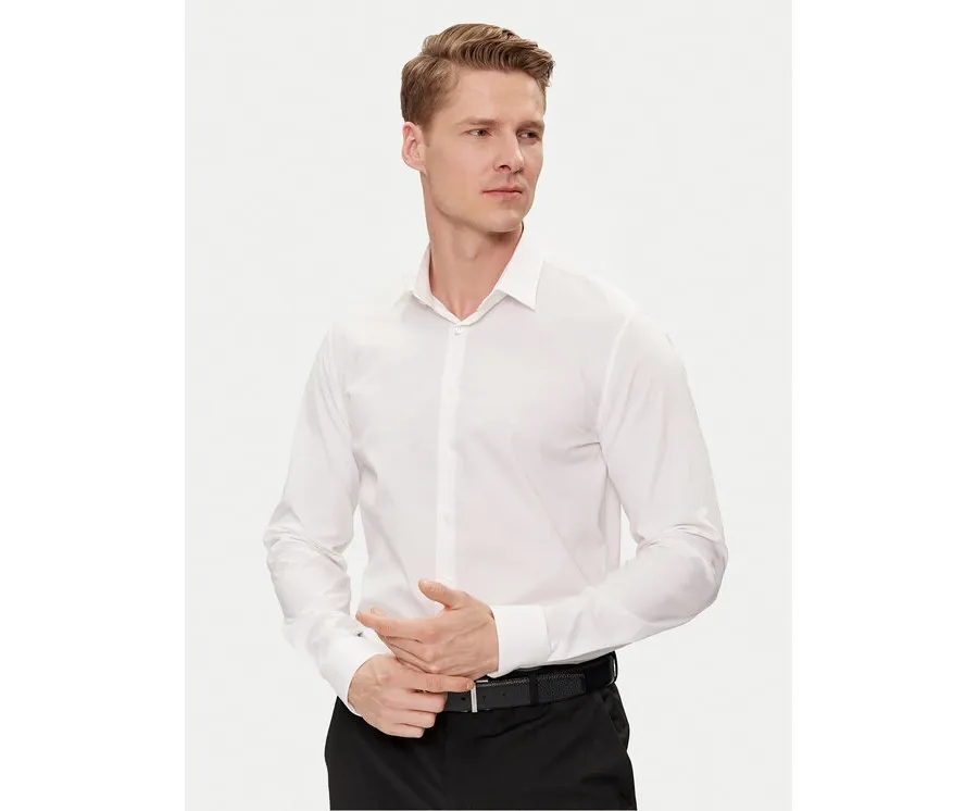 obrazek 1 Calvin Klein Koszula K10K112587 Biały Slim Fit