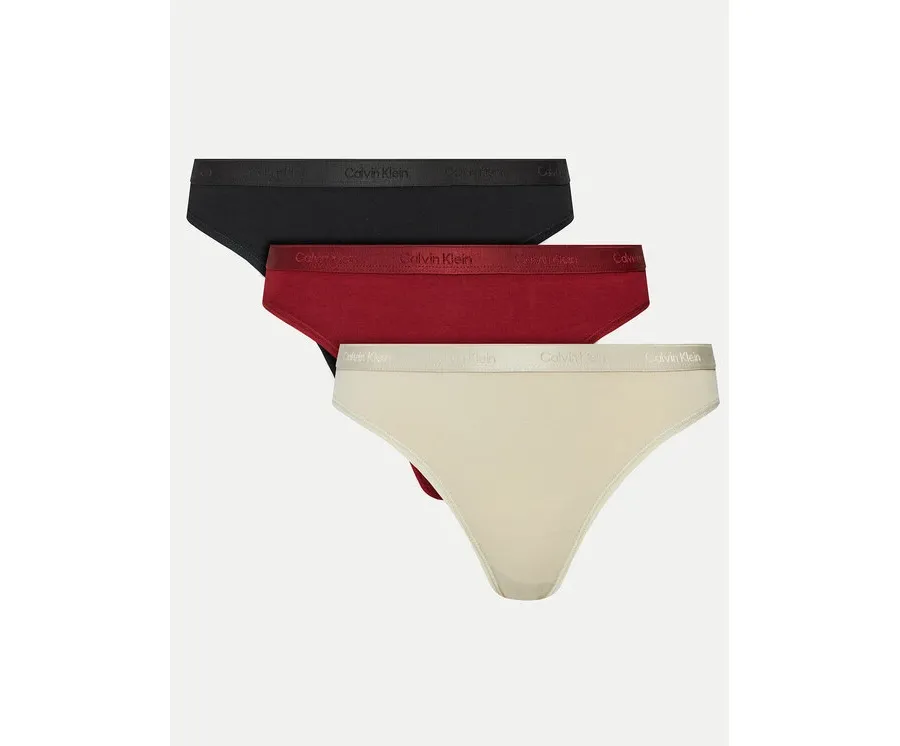obrazek 1 Calvin Klein Underwear Komplet 3 par fig klasycznych Bikini 3pk 000QD5243E Kolorowy