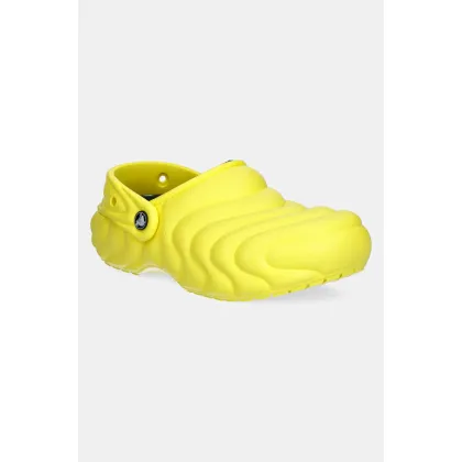 Zdjęcie Crocs kapcie Classic Lined Overpuff Clog kolor żółty 210059