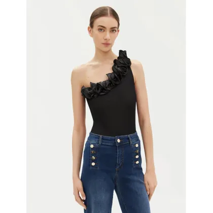 Zdjęcie Fracomina Bluzka FR25ST2018J46301 Czarny Regular Fit