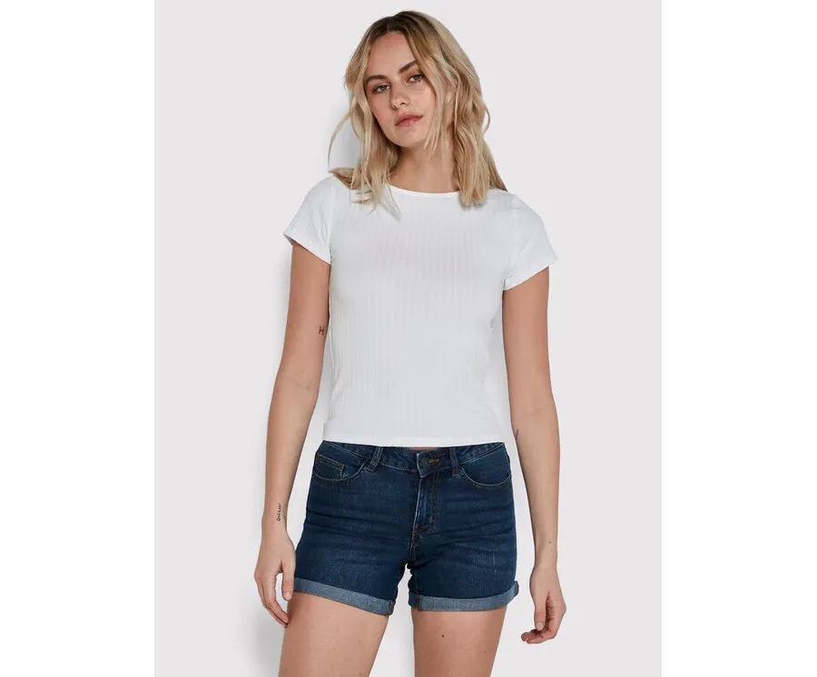 obrazek 1 Noisy May Szorty jeansowe Be Lucy 27019454 Granatowy Slim Fit