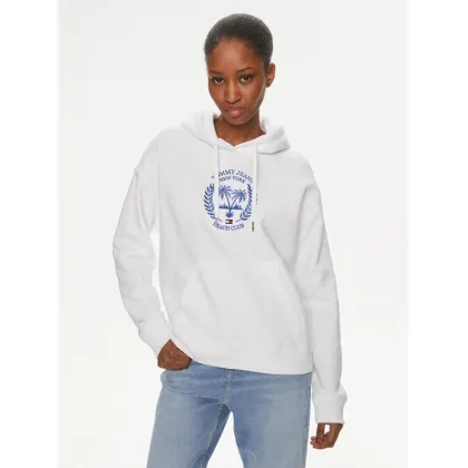 Zdjęcie Tommy Jeans Bluza DW0DW17792 Biały Boxy Fit
