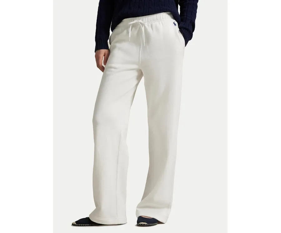 obrazek 1 Polo Ralph Lauren Spodnie dresowe 211977959003 Biały Wide Leg