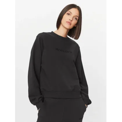 Zdjęcie Woolrich Bluza Logo CFWWSW0115FRUT3164 Czarny Relaxed Fit