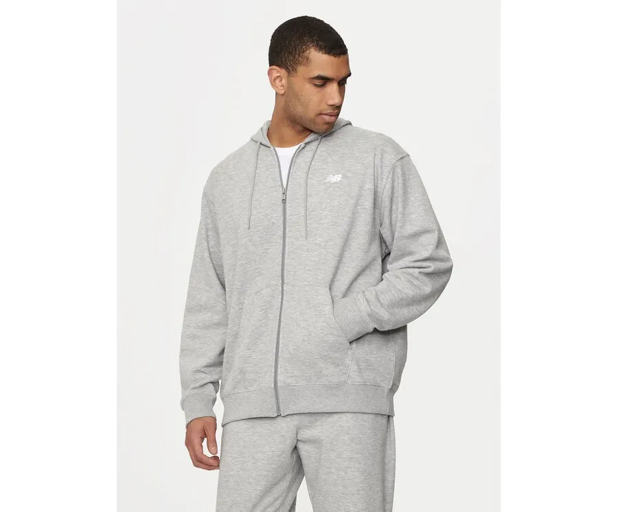 obrazek 1 New Balance Bluza Essentials MJ41501 Szary Regular Fit