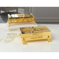 Picture Decorated Italian jewelry box in two variants