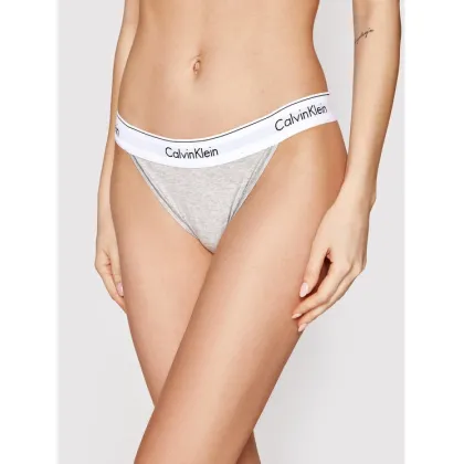 Zdjęcie Calvin Klein Underwear Figi klasyczne Tanga 000QF4977A Szary