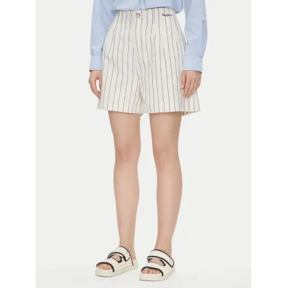 Zdjęcie Pepe Jeans Szorty materiałowe Henar PL801163 Beżowy Loose Fit