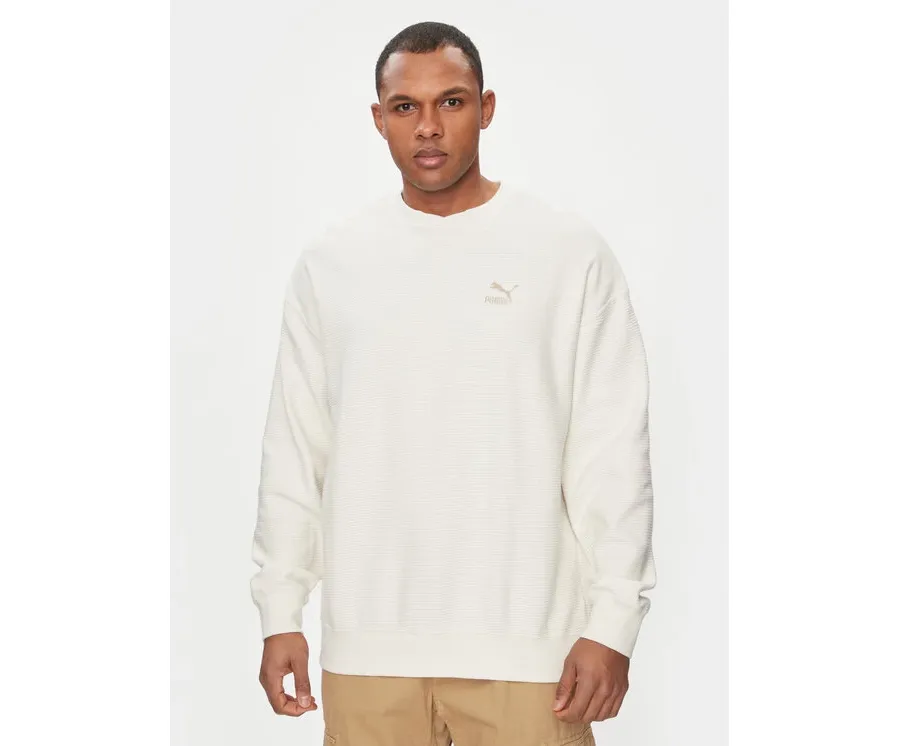 obrazek 1 Puma Bluza Classics 624253 Écru Relaxed Fit