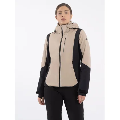 Zdjęcie 4F Kurtka narciarska 4FAW23TTJAF340 Brązowy Slim Fit