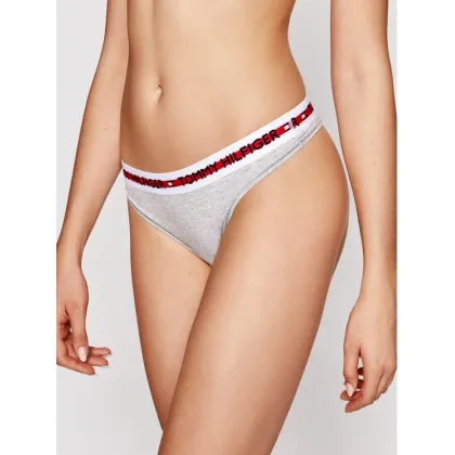 Zdjęcie Tommy Hilfiger Stringi Thong UW0UW02458 Szary