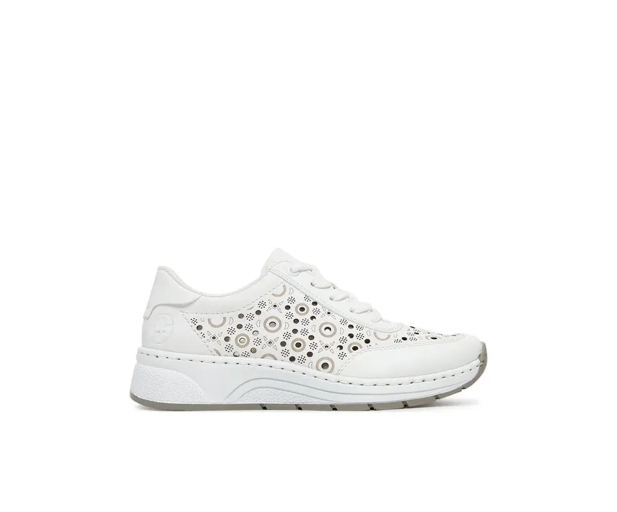 obrazek 1 Rieker Sneakersy N6506-80 Biały