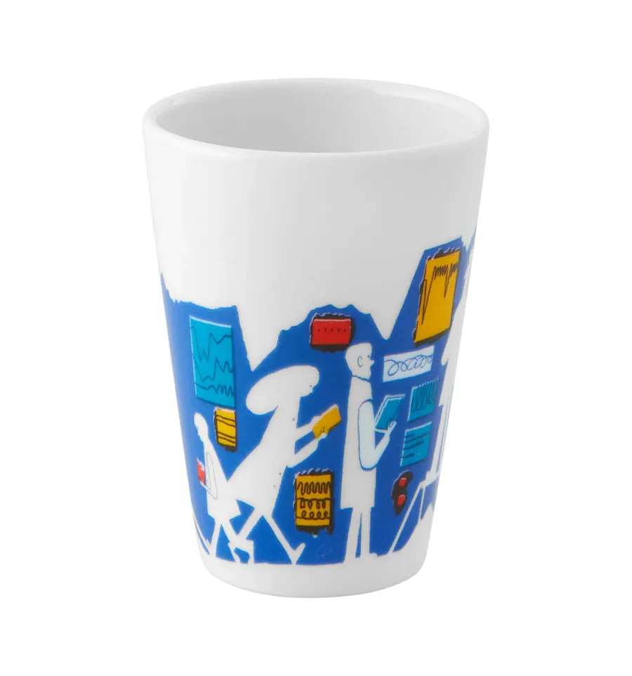 obrazek 2 Porcelanowa filiżanka do kawy ze spodkiem z kolekcji Bode Inspiratorio