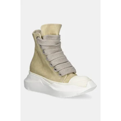 Zdjęcie Rick Owens DRKSHDW trampki Jumbo Laces Abstract Sneak kolor beżowy DS01E3844.CVSW2