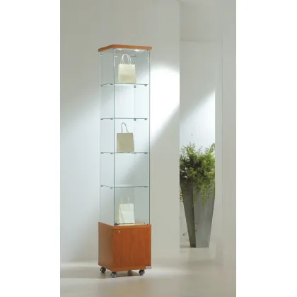 Picture Beautiful, stylish display cabinet - a post with a cabinet in the base