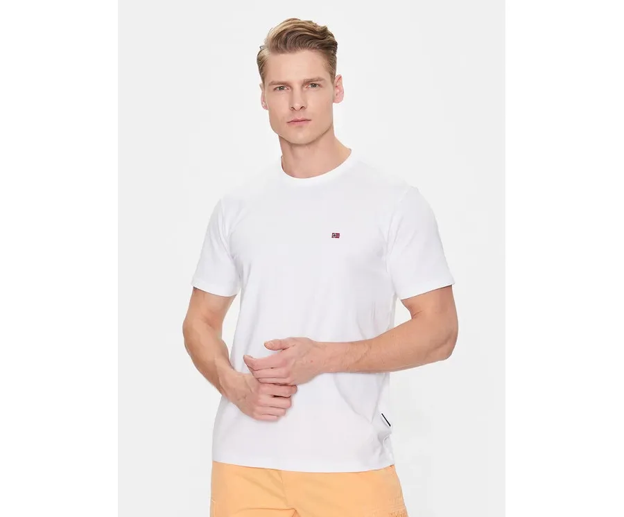 obrazek 1 Napapijri T-Shirt Salis NP0A4H8D Biały Regular Fit