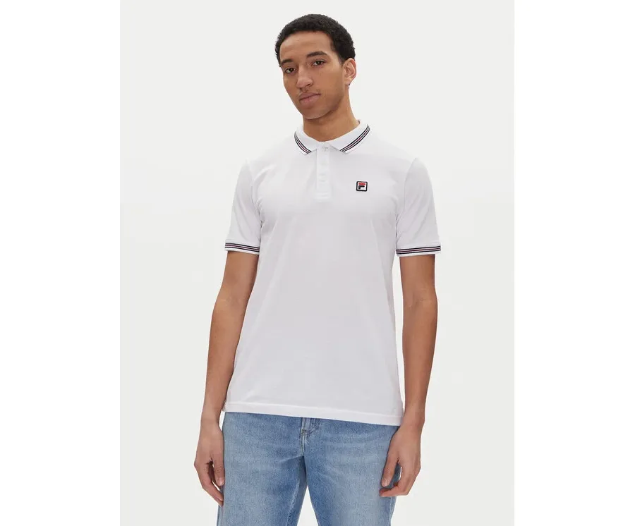 obrazek 1 Fila Polo Lubeek FAM0898 Biały Regular Fit