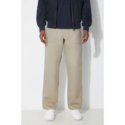 Zdjęcie Stan Ray spodnie bawełniane 1100 Og kolor beżowy proste 1106