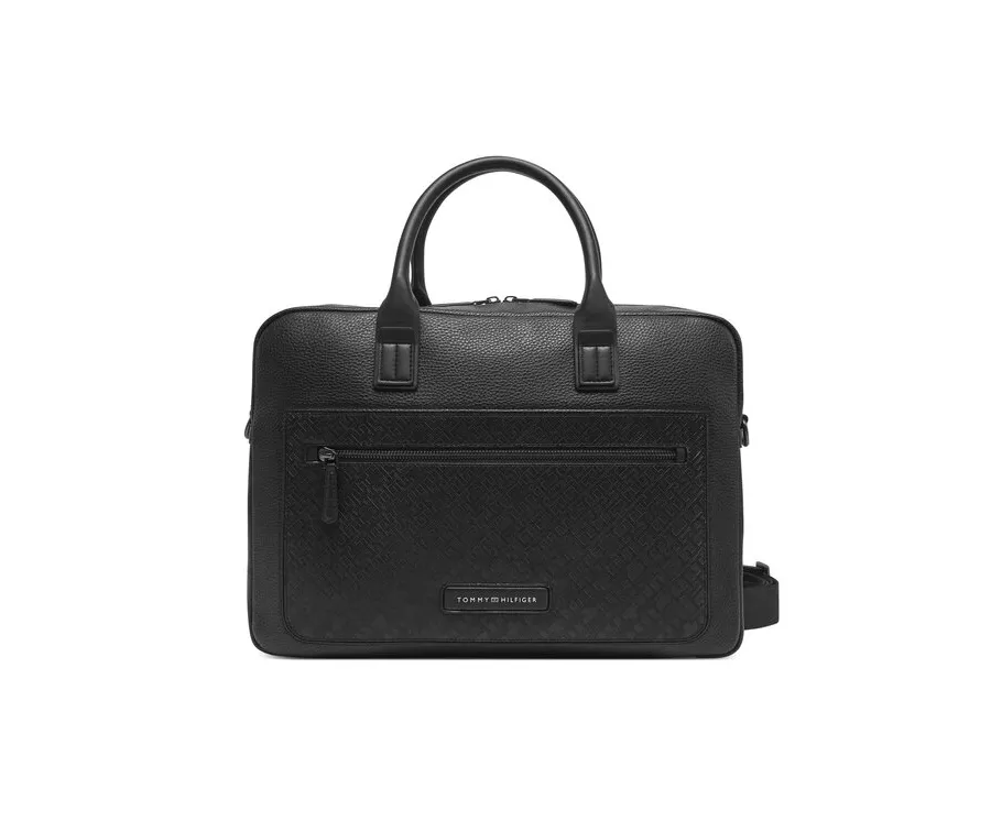 obrazek 1 Tommy Hilfiger Torba na laptopa Th Monogram Computer Bag AM0AM13209 Czarny