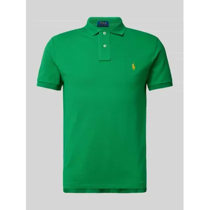 Zdjęcie Koszulka polo o kroju custom fit z czystej bawełny