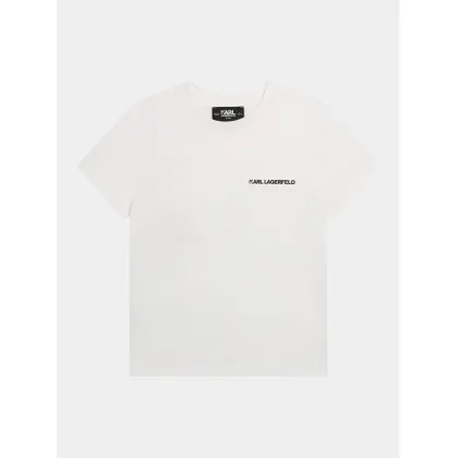 Zdjęcie Karl Lagerfeld Kids T-Shirt Z30056 S Biały Regular Fit