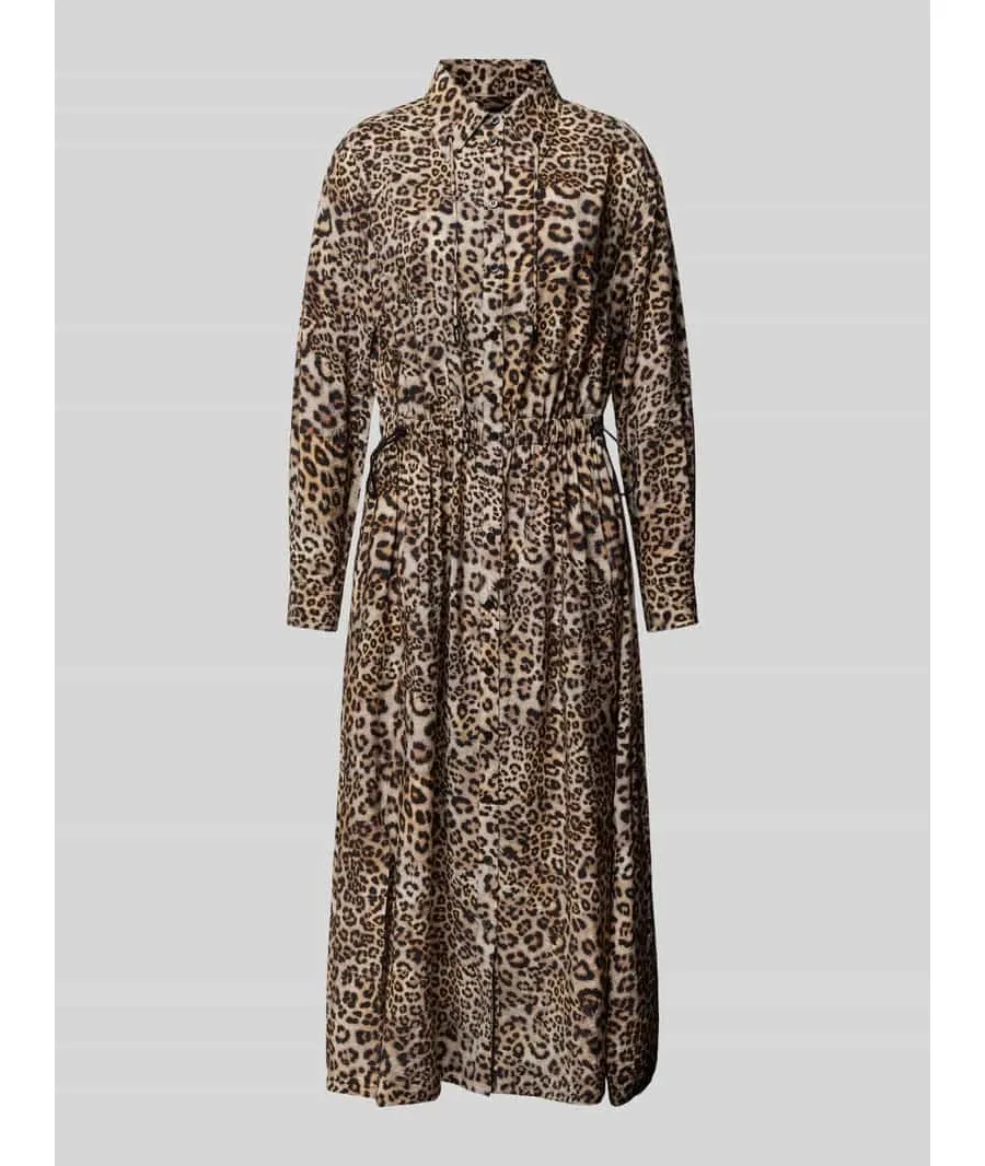 obrazek 1 Sukienka midi z listwą guzikową na całej długości